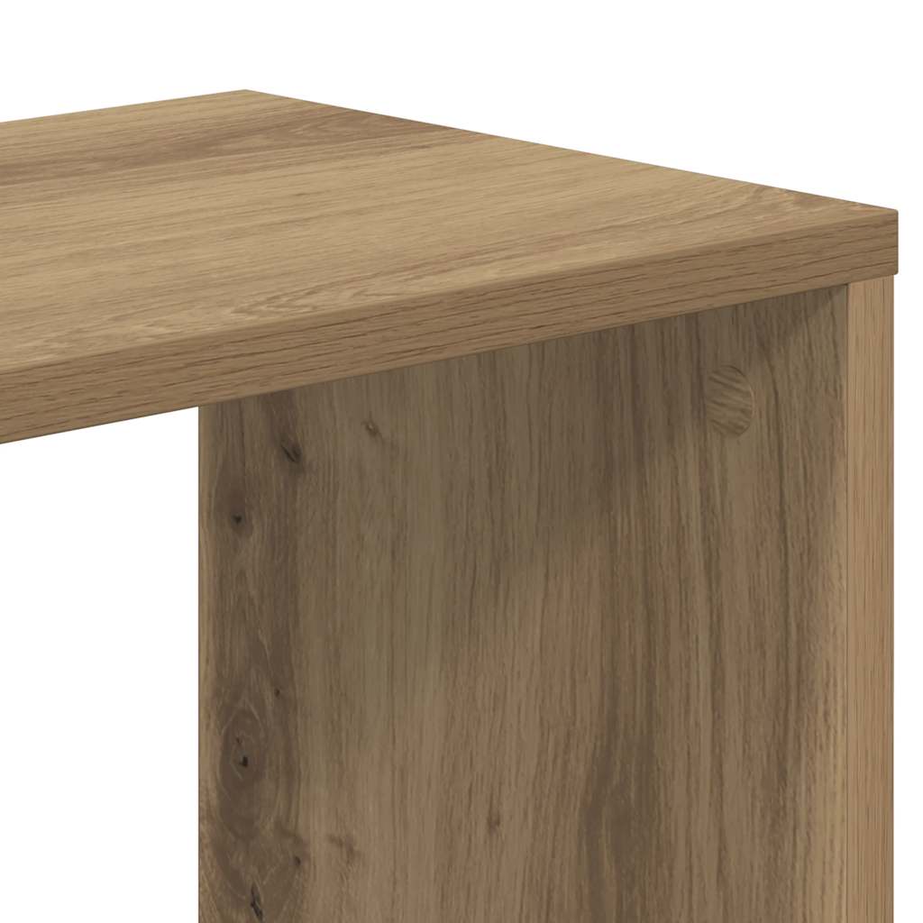 Bookcase 5-Tier Artisian Oak 45x23.5x162.5 cm Engineered Wood