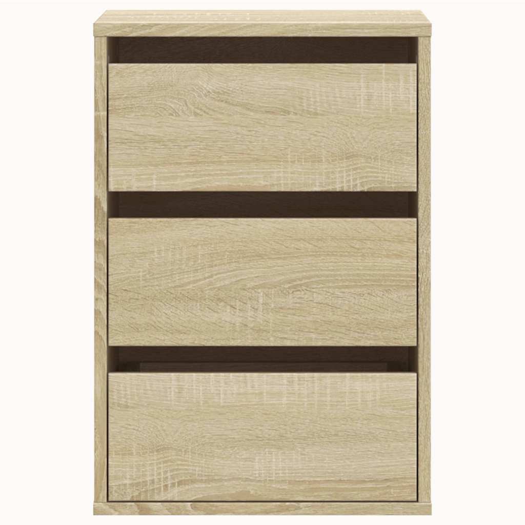 Corner Chest of Drawers Sonoma Oak 40x41x58 cm Engineered Wood