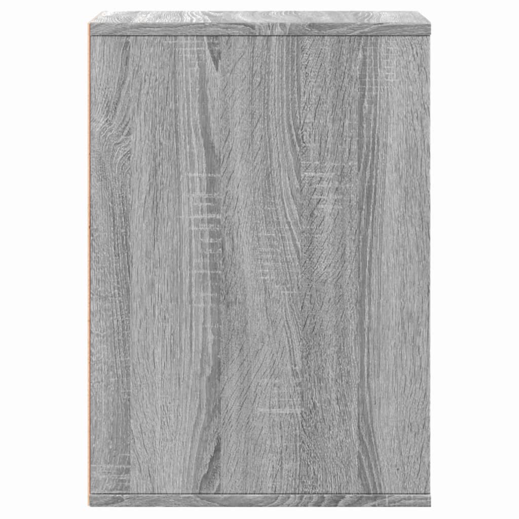 Corner Chest of Drawers Grey Sonoma 40x41x58 cm Engineered Wood