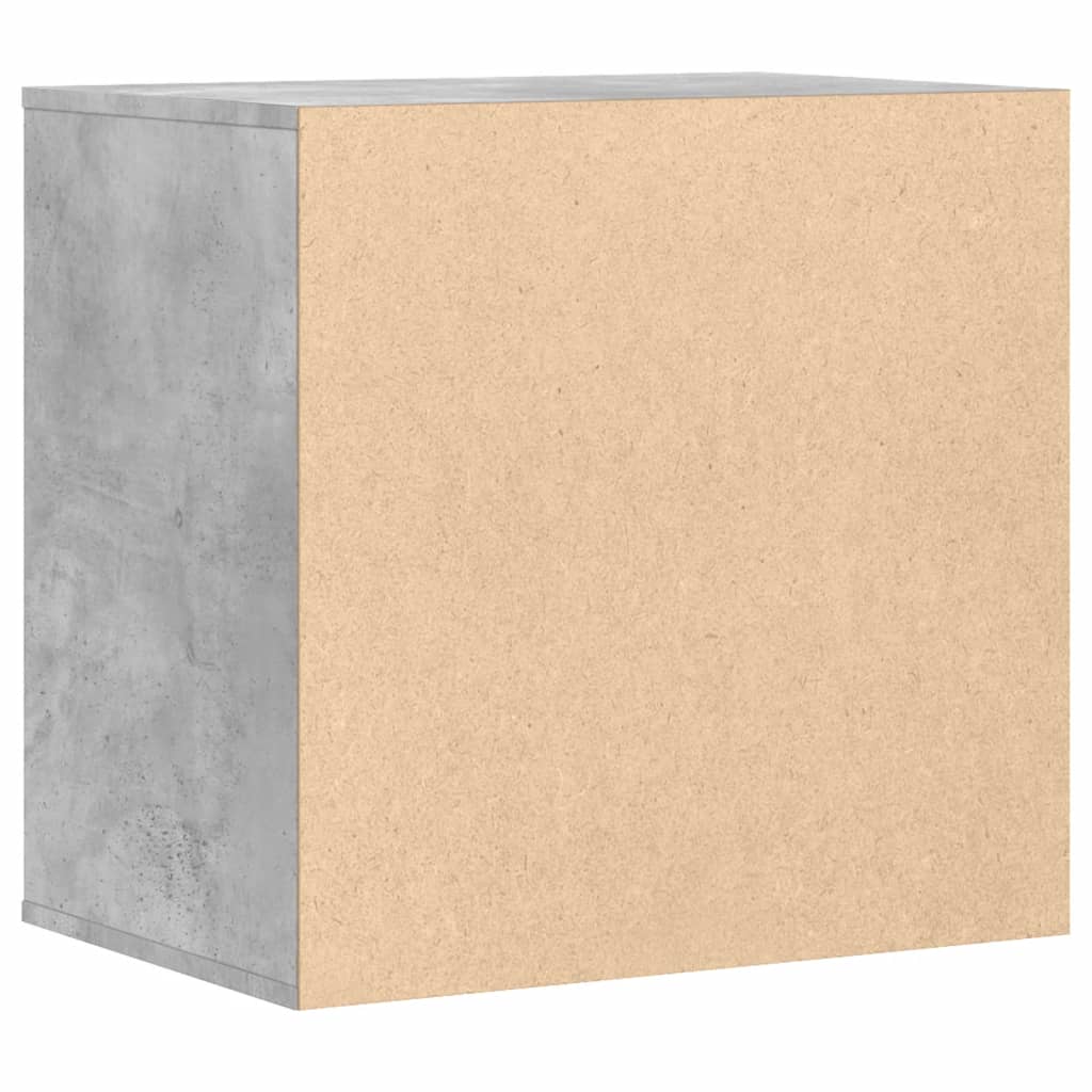 Corner Chest of Drawers Concrete Grey 60x41x58 cm Engineered Wood