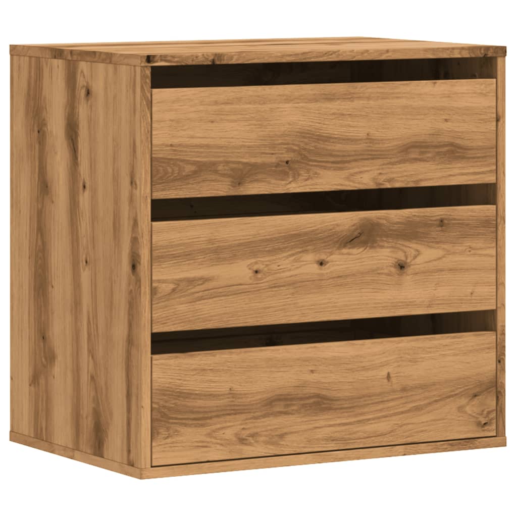 Corner Chest of Drawers Artisian Oak 60x41x58 cm Engineered Wood