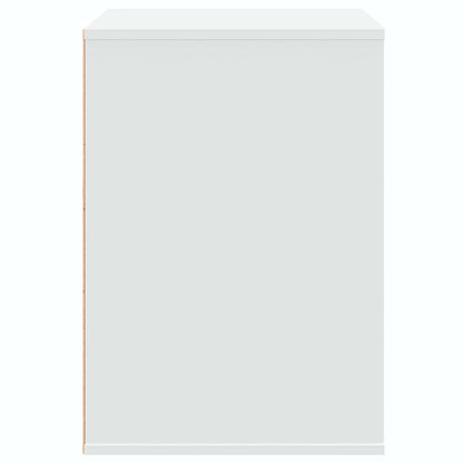 Corner Chest of Drawers White 80x41x58 cm Engineered Wood