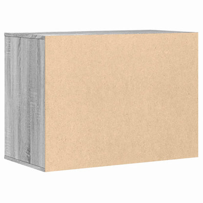 Corner Chest of Drawers Grey Sonoma 80x41x58 cm Engineered Wood