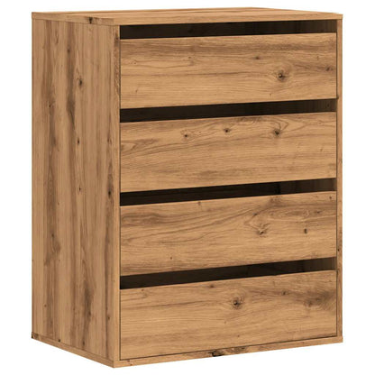 Corner Chest of Drawers Artisian Oak 60x41x76 cm Engineered Wood