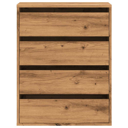 Corner Chest of Drawers Artisian Oak 60x41x76 cm Engineered Wood
