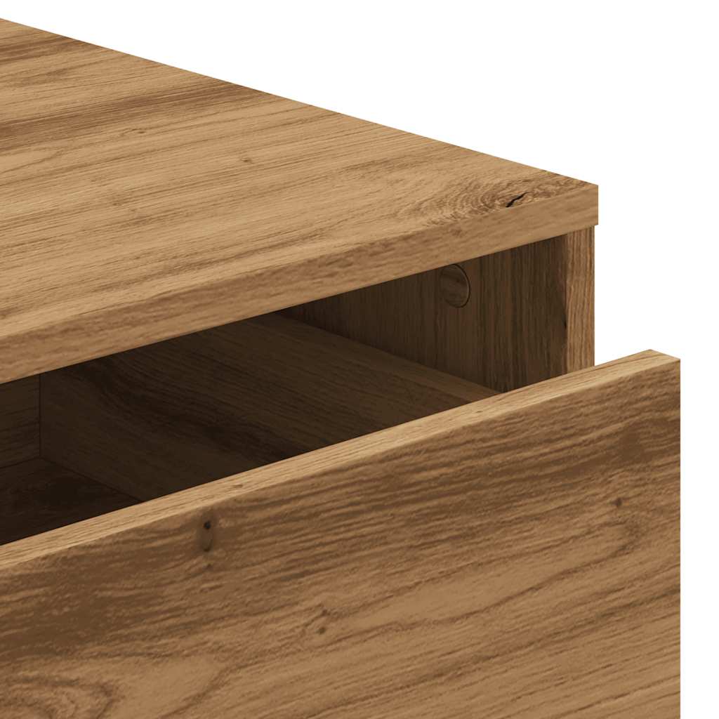Corner Chest of Drawers Artisian Oak 60x41x76 cm Engineered Wood