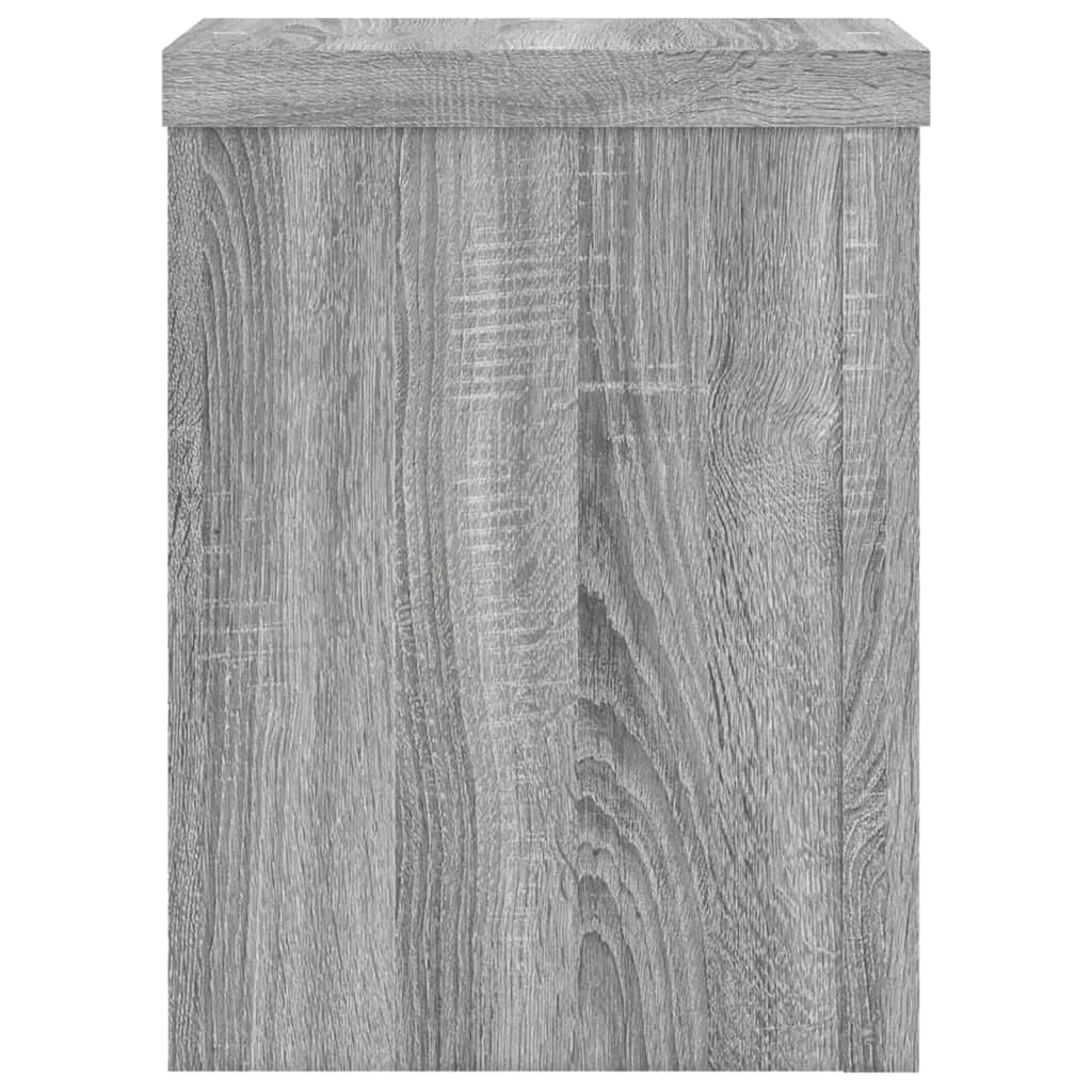 Plant Stands 2 pcs Grey Sonoma 15x15x20 cm Engineered Wood