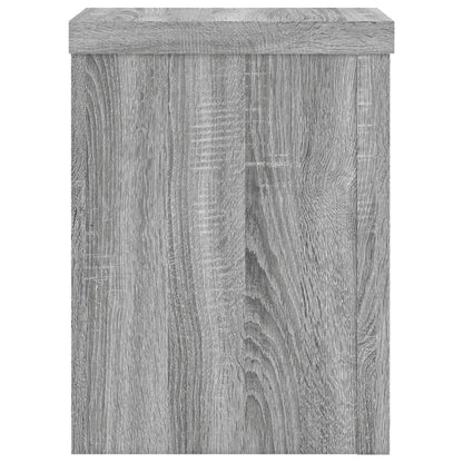 Plant Stands 2 pcs Grey Sonoma 15x15x20 cm Engineered Wood