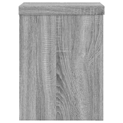 Plant Stands 2 pcs Grey Sonoma 15x15x20 cm Engineered Wood