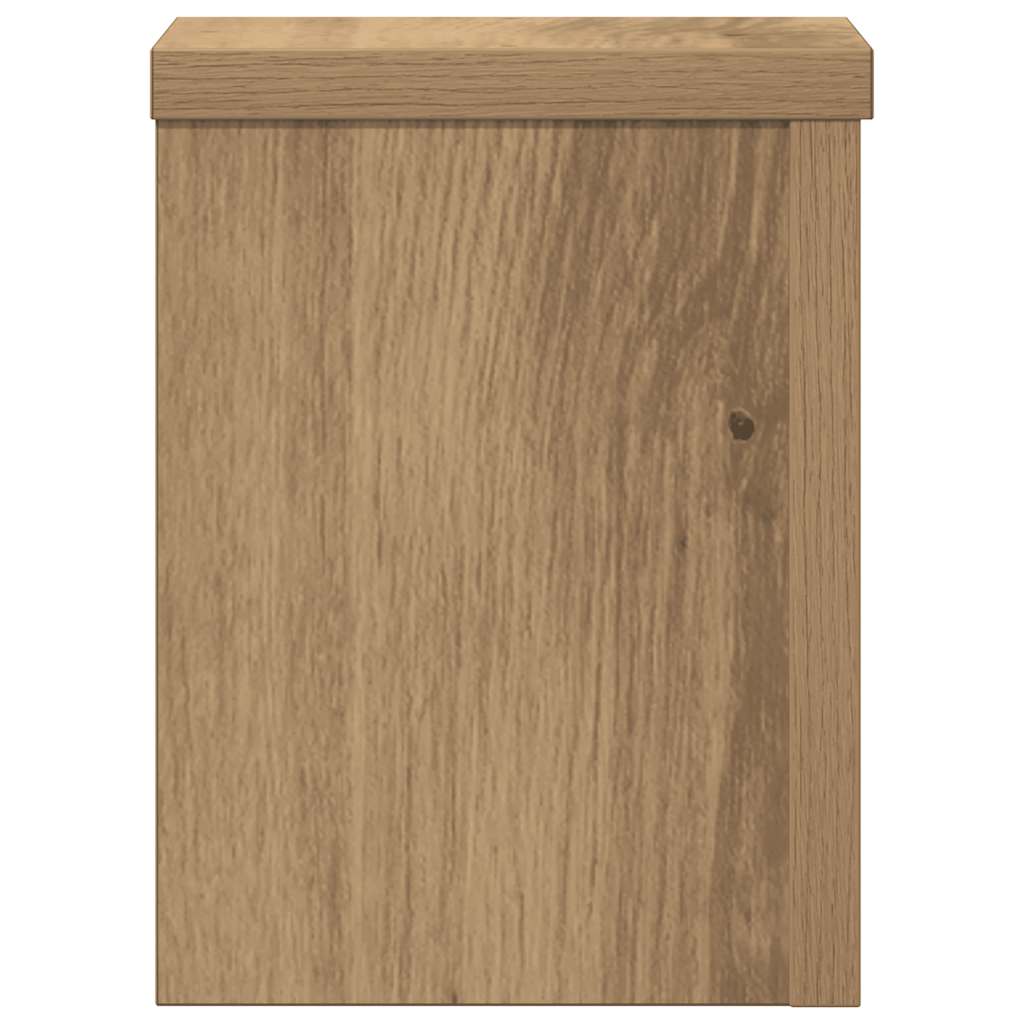 Plant Stands 2 pcs Artisan Oak 15x15x20 cm Engineered Wood