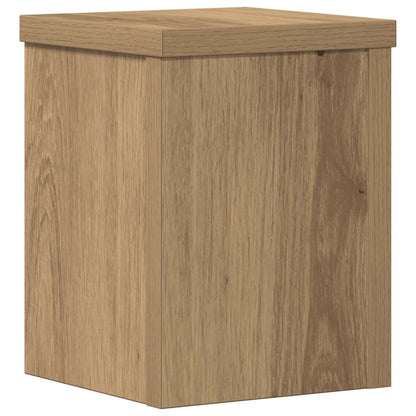 Plant Stands 2 pcs Artisan Oak 15x15x20 cm Engineered Wood