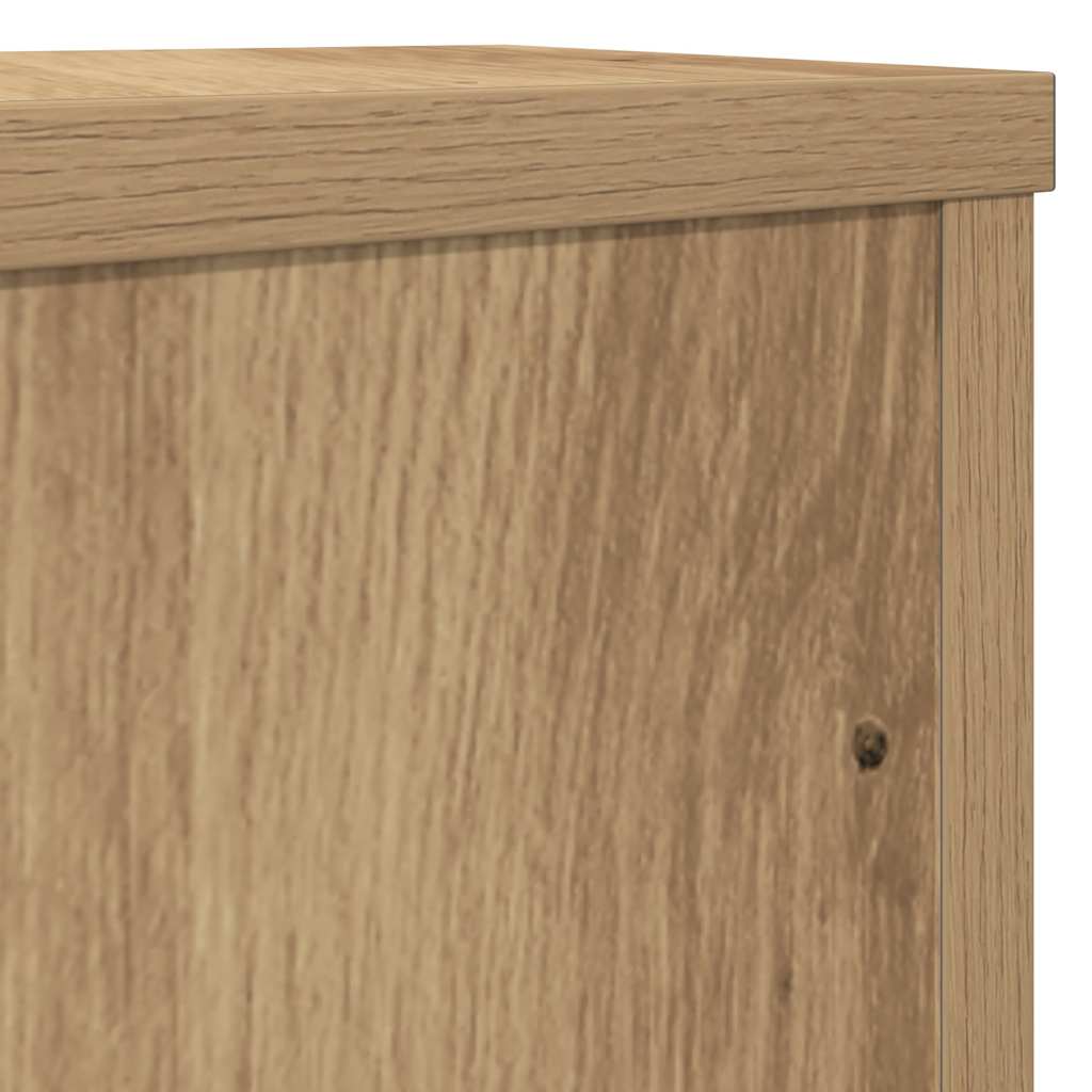 Plant Stands 2 pcs Artisan Oak 15x15x20 cm Engineered Wood