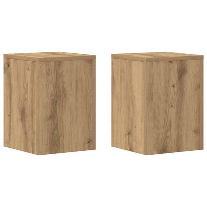 Plant Stands 2 pcs Artisan Oak 25x25x35 cm Engineered Wood