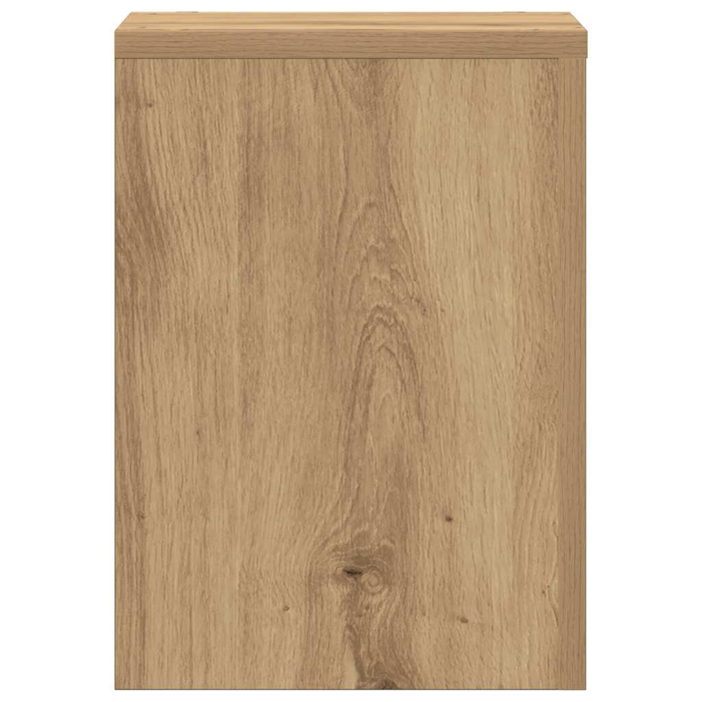 Plant Stands 2 pcs Artisan Oak 25x25x35 cm Engineered Wood