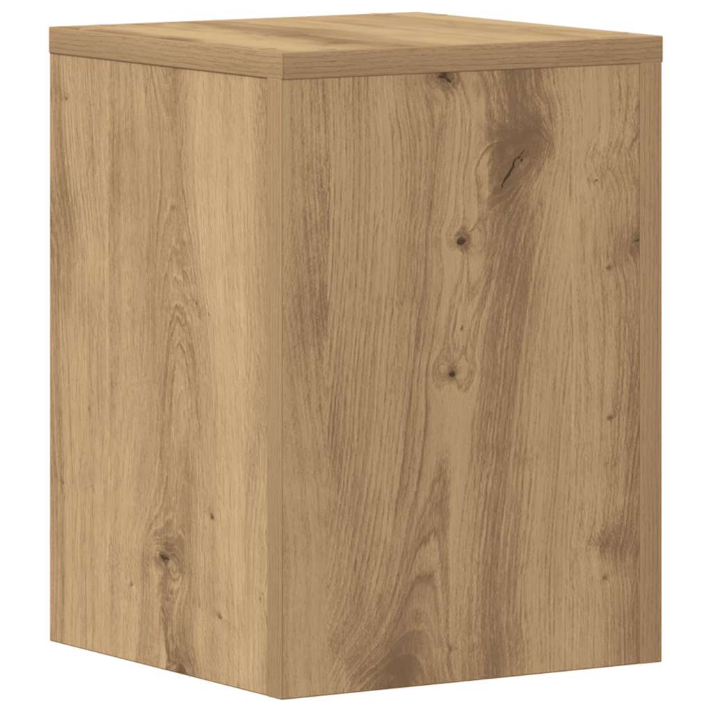 Plant Stands 2 pcs Artisan Oak 25x25x35 cm Engineered Wood