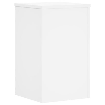 Plant Stands 2 pcs White 30x30x50 cm Engineered wood