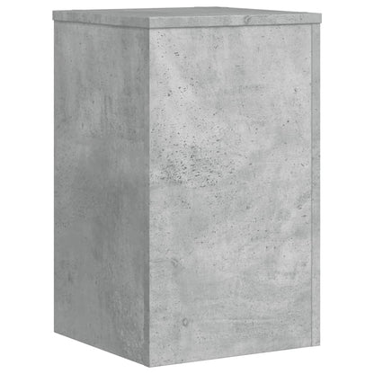 Plant Stand 2 pcs Concrete Grey 30 x 30 x 50 cm Engineered Wood