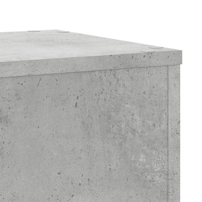 Plant Stand 2 pcs Concrete Grey 30 x 30 x 50 cm Engineered Wood