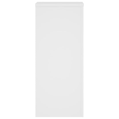 Plant Stand 2 pcs White 30 x 30 x 70 cm Engineered Wood
