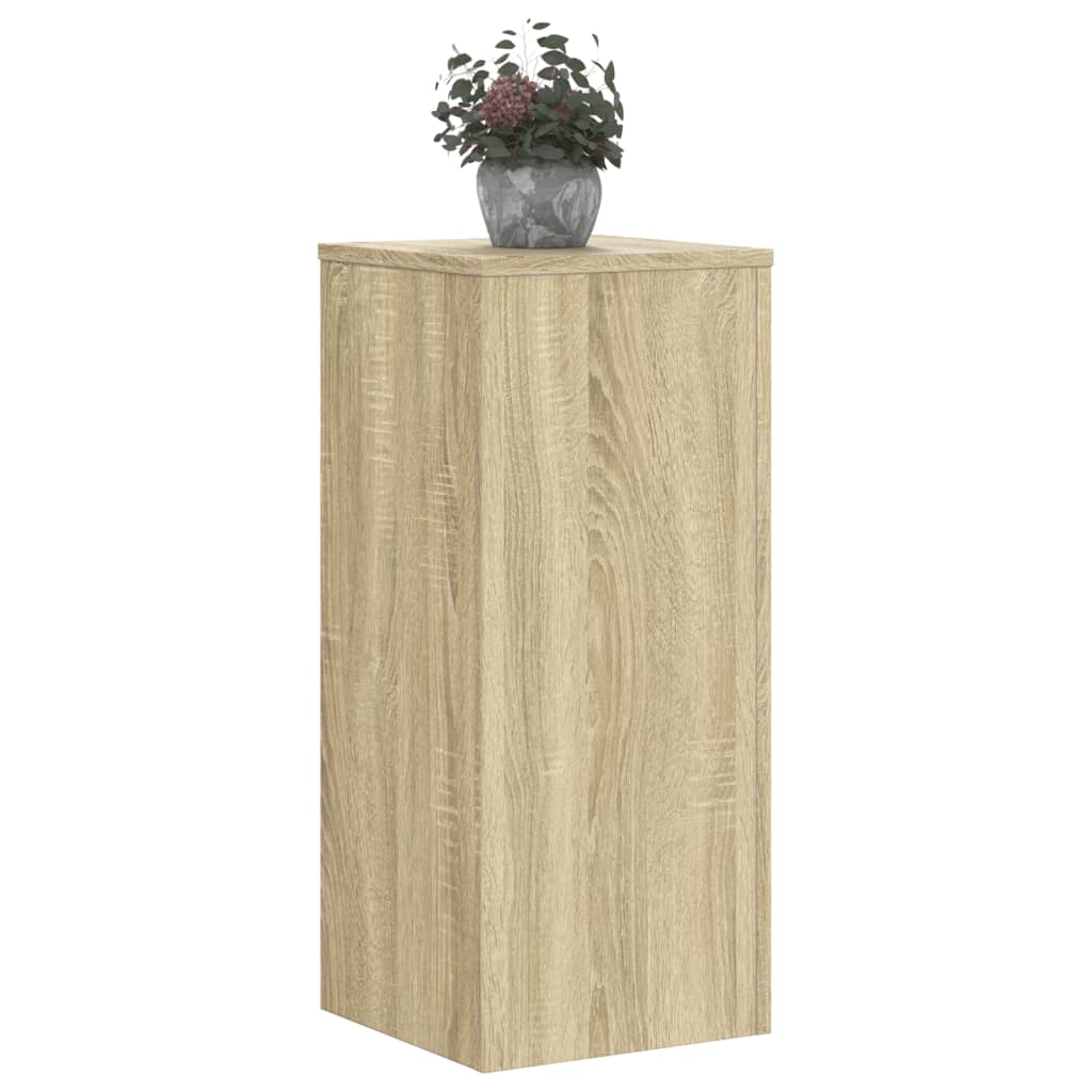 Plant Stand 2 pcs Sonoma Oak 30 x 30 x 70 cm Engineered Wood