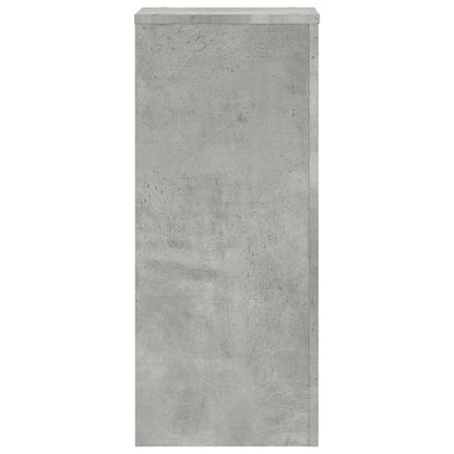 Plant Stand 2 pcs Concrete Grey 30 x 30 x 70 cm Engineered Wood