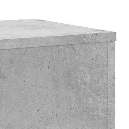 Plant Stand 2 pcs Concrete Grey 30 x 30 x 70 cm Engineered Wood