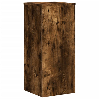 Plant Stand 2 pcs Smoked Oak 30 x 30 x 70 cm Engineered Wood