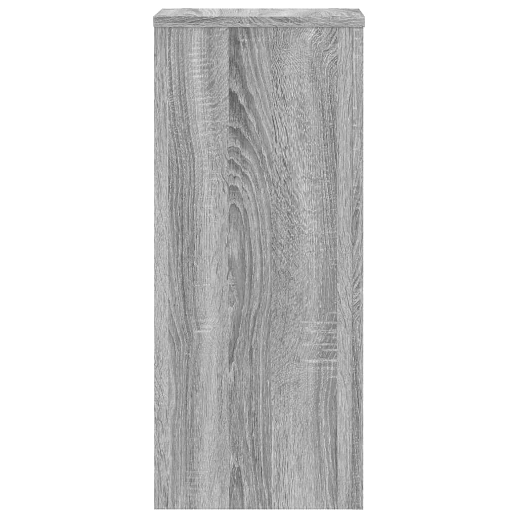 Plant Stand 2 pcs Grey Sonoma 30 x 30 x 70 cm Engineered Wood