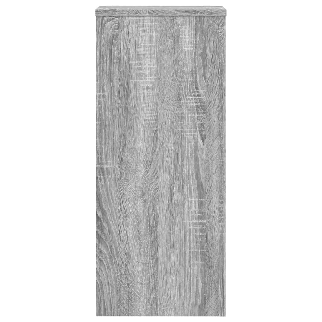 Plant Stand 2 pcs Grey Sonoma 30 x 30 x 70 cm Engineered Wood