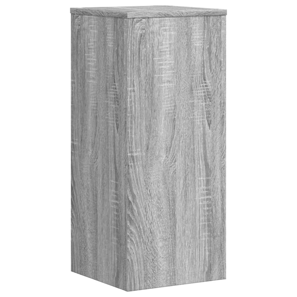 Plant Stand 2 pcs Grey Sonoma 30 x 30 x 70 cm Engineered Wood