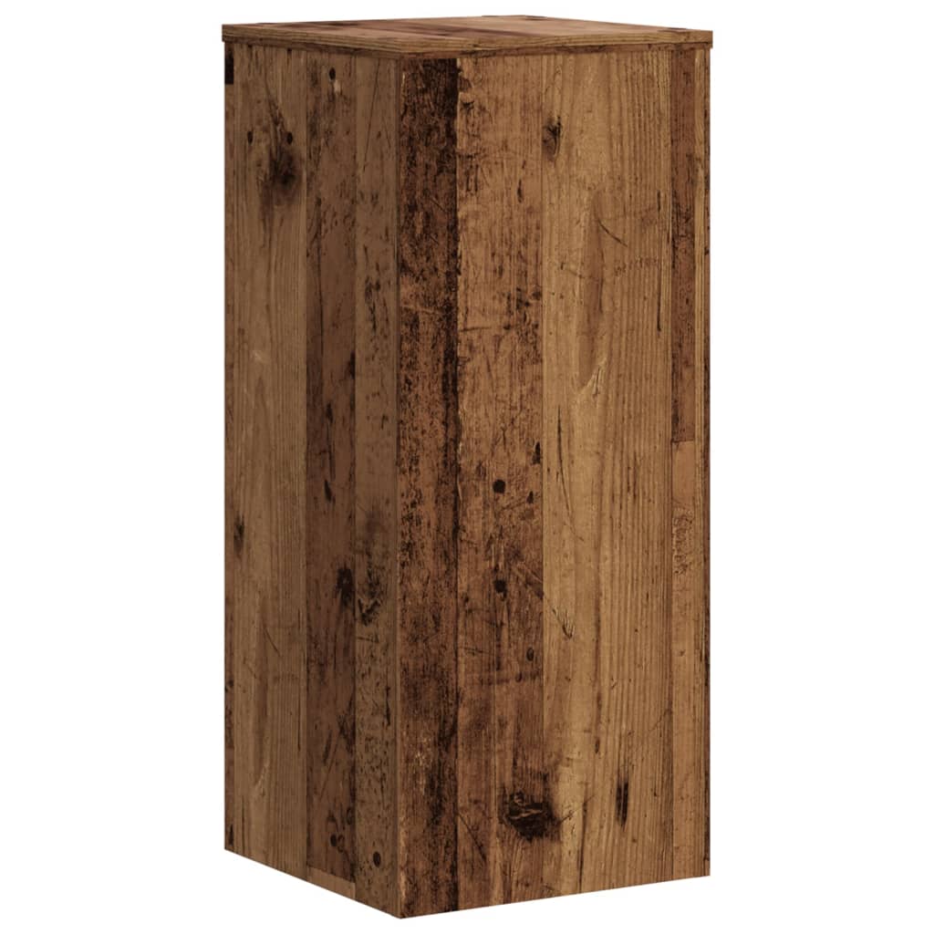 Plant Stands 2 pcs Old Wood 30x30x70 cm Engineered wood