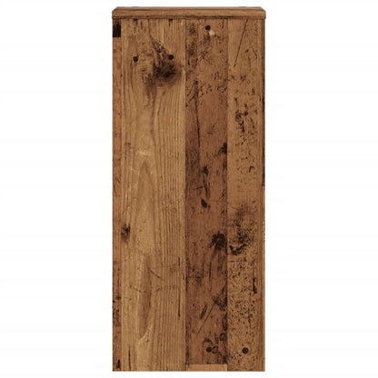 Plant Stands 2 pcs Old Wood 30x30x70 cm Engineered wood