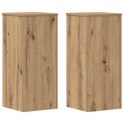 Plant Stands 2 pcs Artisan Oak 30x30x70 cm Engineered wood