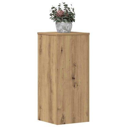 Plant Stands 2 pcs Artisan Oak 30x30x70 cm Engineered wood