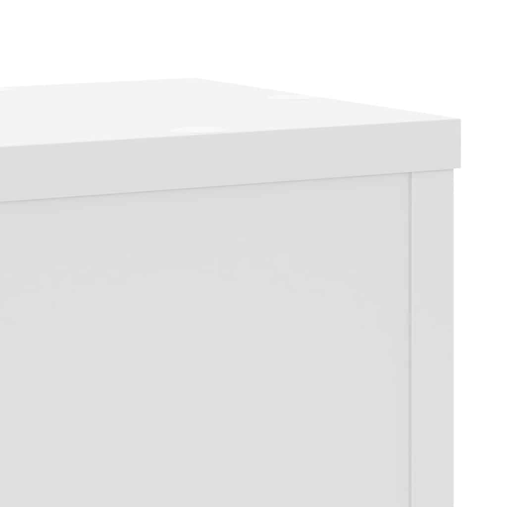 Plant Stand 2pcs White 17x17x60 cm Engineered Wood