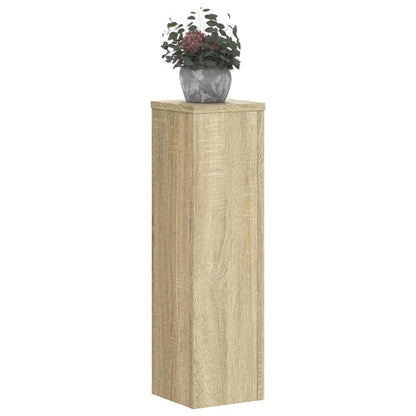 Plant Stand 2 pcs Sonoma Oak 17 x 17 x 60 cm Engineered Wood
