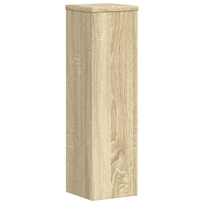 Plant Stand 2 pcs Sonoma Oak 17 x 17 x 60 cm Engineered Wood