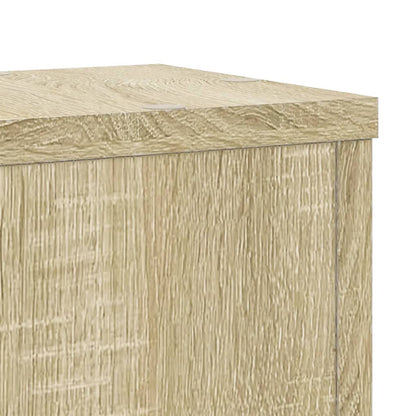 Plant Stand 2 pcs Sonoma Oak 17 x 17 x 60 cm Engineered Wood