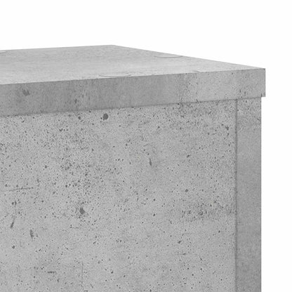 Plant Stand 2 pcs Concrete Grey 17 x 17 x 60 cm Engineered Wood