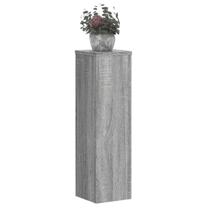 Plant Stand 2 pcs Grey Sonoma 17 x 17 x 60 cm Engineered Wood