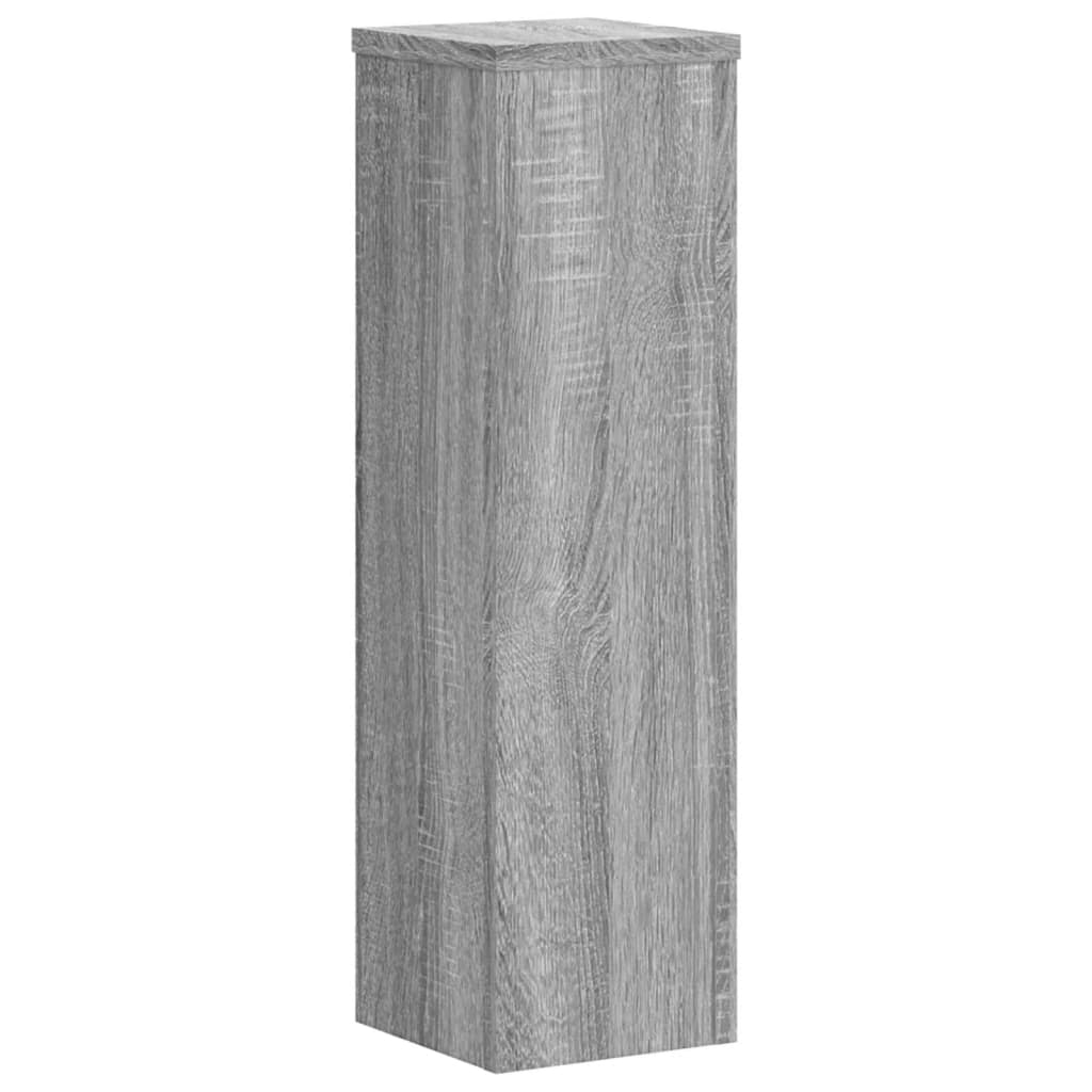 Plant Stand 2 pcs Grey Sonoma 17 x 17 x 60 cm Engineered Wood