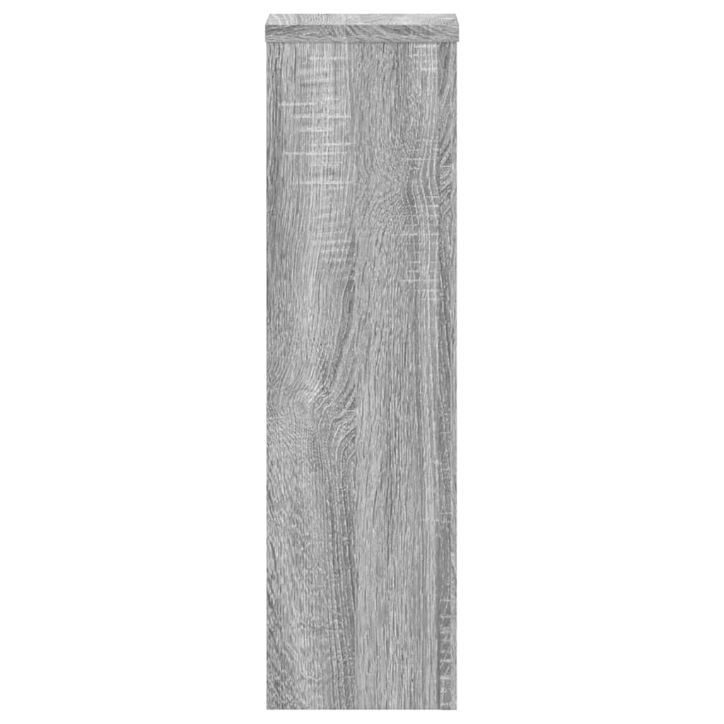 Plant Stand 2 pcs Grey Sonoma 17 x 17 x 60 cm Engineered Wood