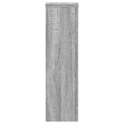 Plant Stand 2 pcs Grey Sonoma 17 x 17 x 60 cm Engineered Wood