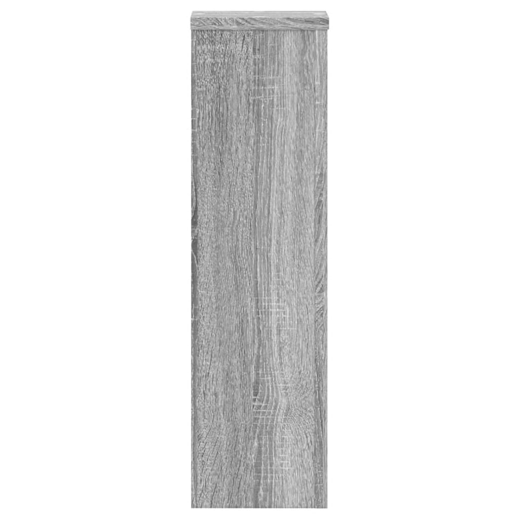 Plant Stand 2 pcs Grey Sonoma 17 x 17 x 60 cm Engineered Wood