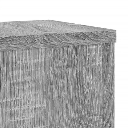 Plant Stand 2 pcs Grey Sonoma 17 x 17 x 60 cm Engineered Wood