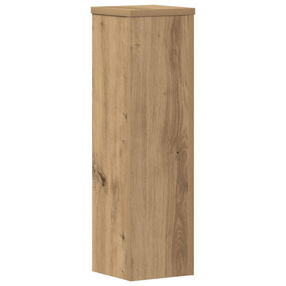 Plant Stand 2pcs Artisan Oak 17x17x60 cm Engineered Wood