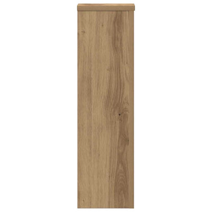 Plant Stand 2pcs Artisan Oak 17x17x60 cm Engineered Wood