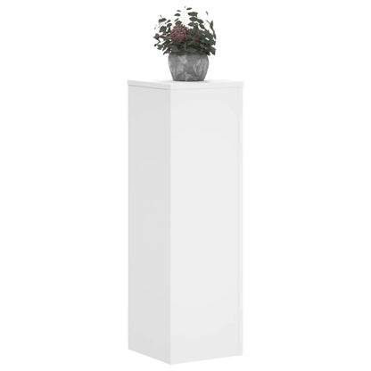Plant Stand 2pcs White 25x25x80 cm Engineered Wood