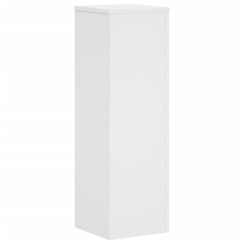 Plant Stand 2 pcs White 25 x 25 x 80 cm Engineered Wood