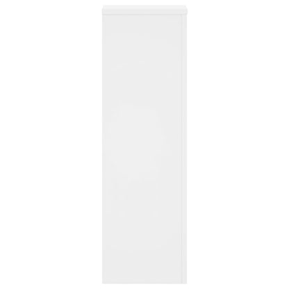 Plant Stand 2 pcs White 25 x 25 x 80 cm Engineered Wood